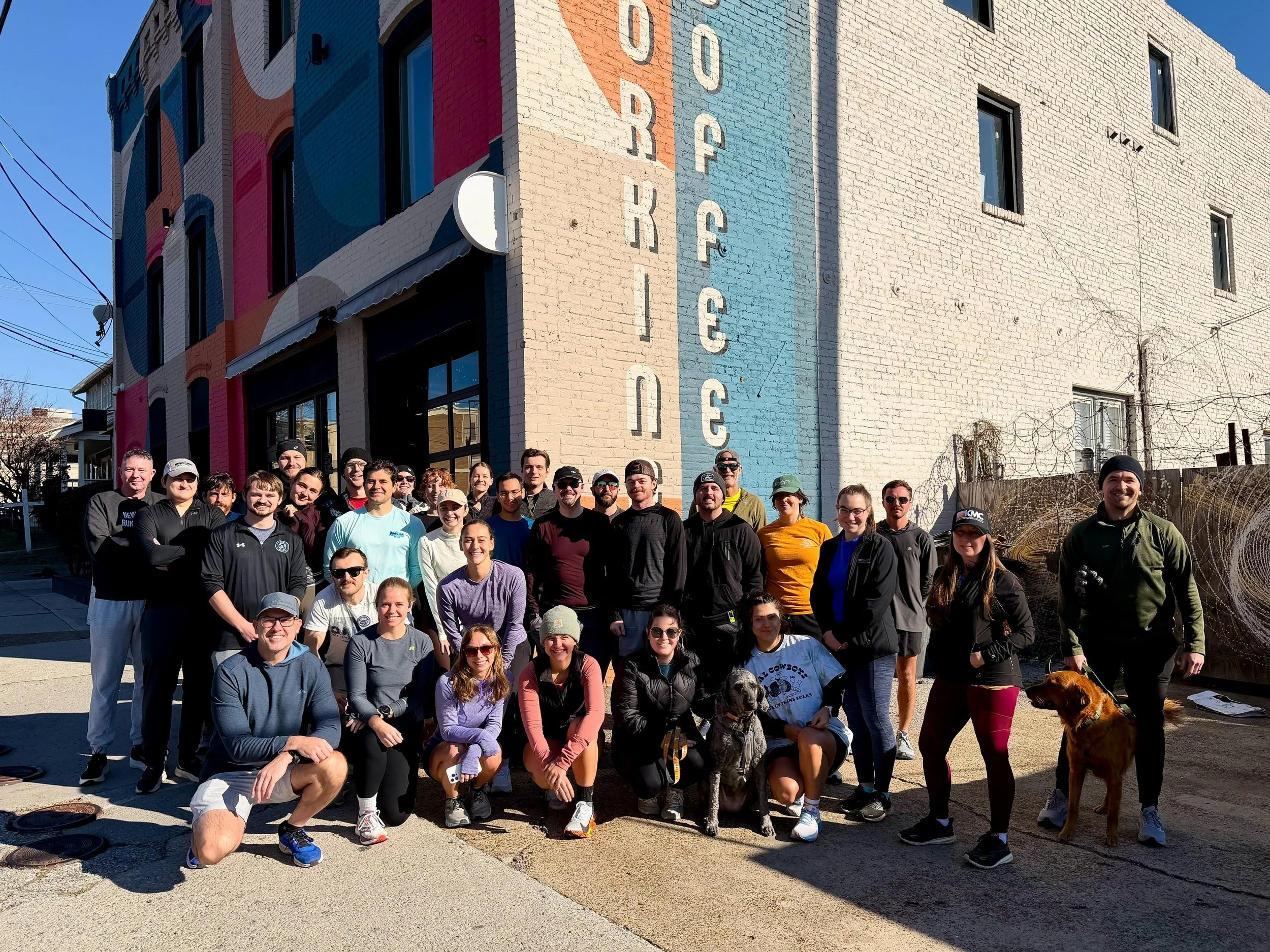When KMC first started with me and Maria, we knew we wanted to find the perfect spot for our first run. Somewhere welcoming to all, with great people, great coffee, and a good route nearby. I remember how excited and nervous we were on June 1st, 2025