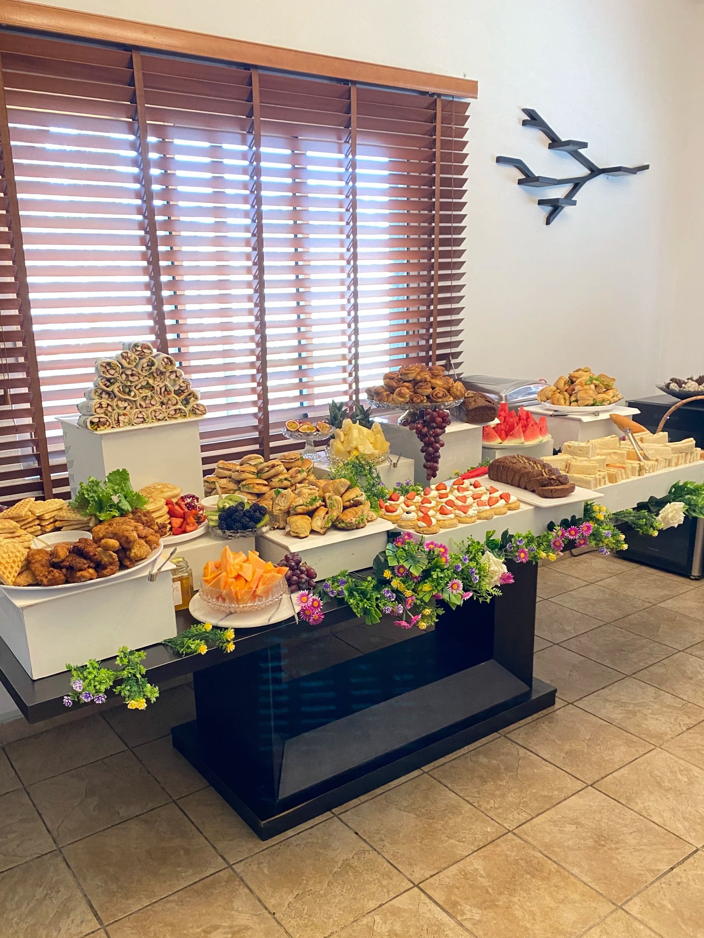 Full French Breakfast Spread