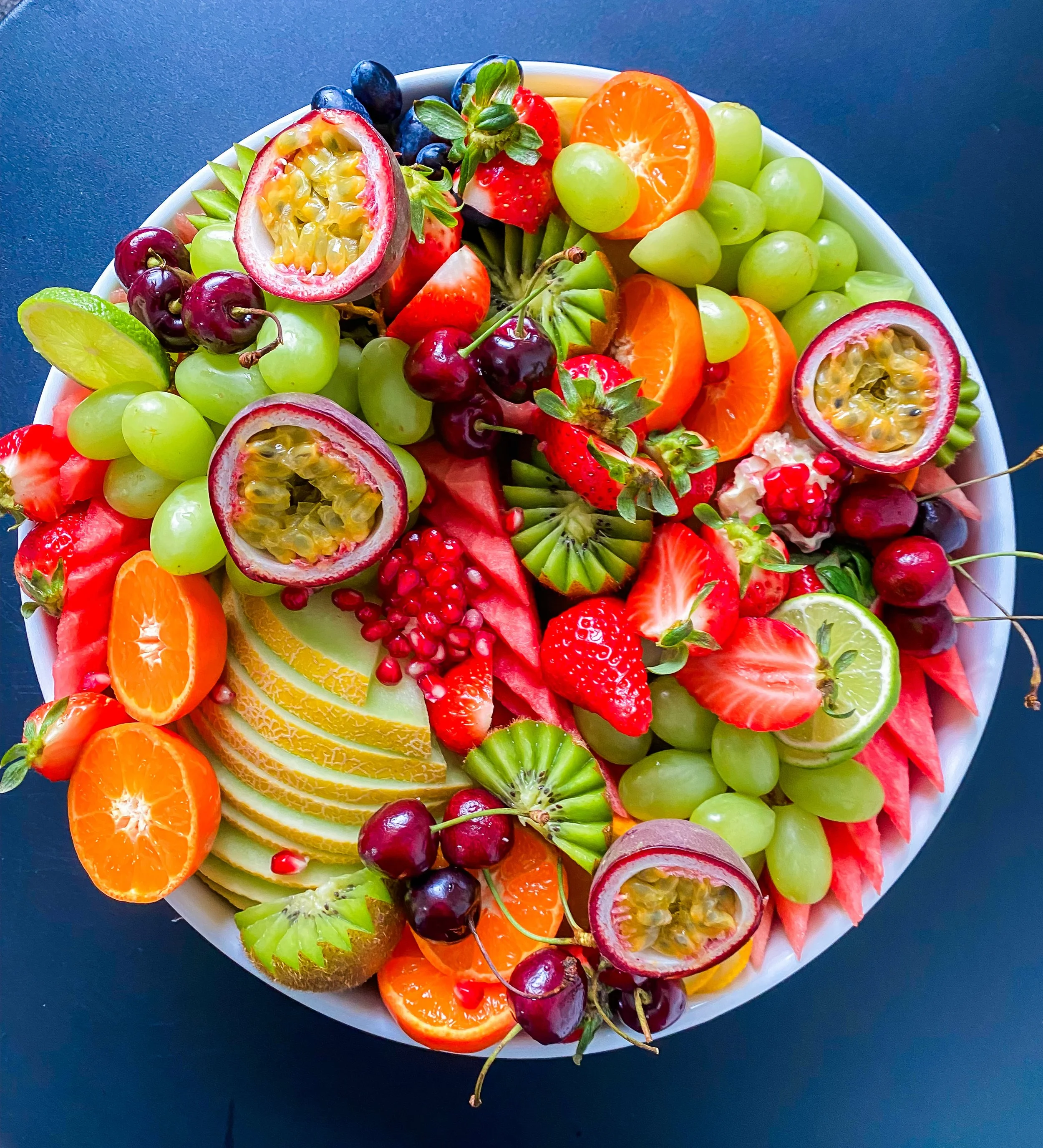 Seasonal fruit platter