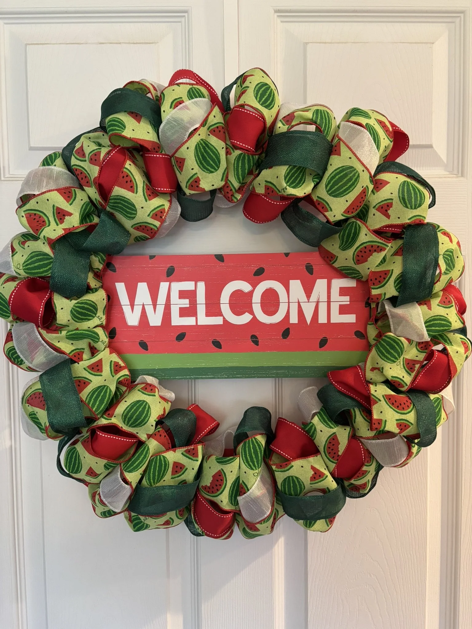 Watermelon Welcome Ribbon Wreath Front.JPEG