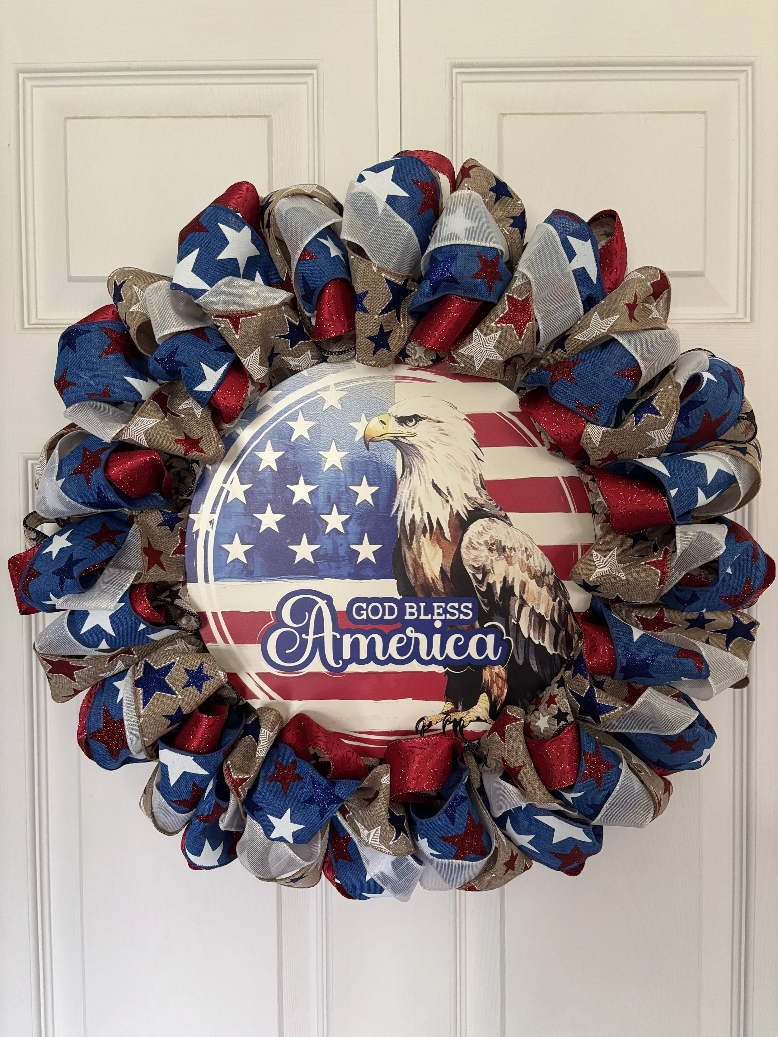 God Bless America Bald Eagle Front.JPG