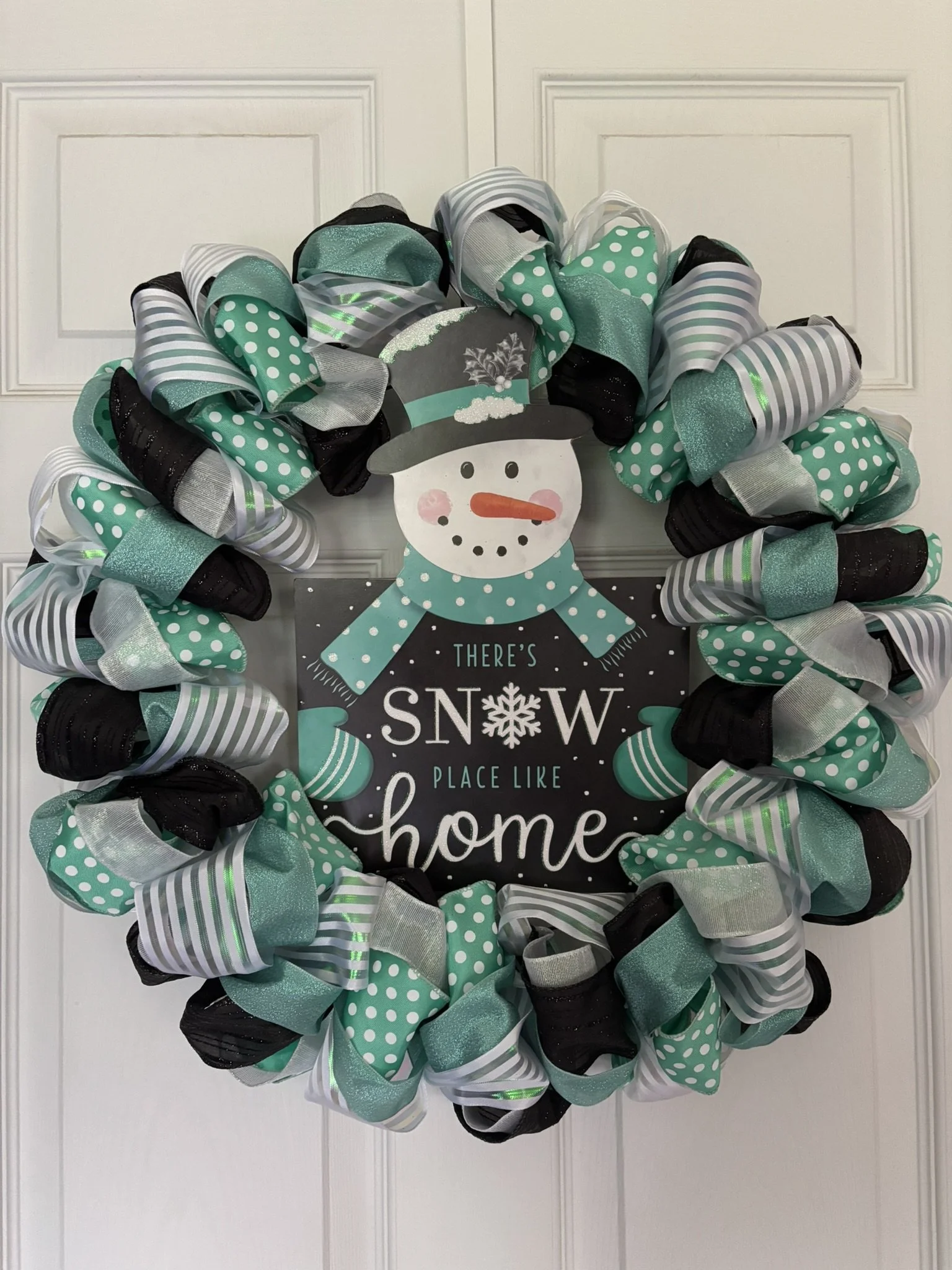 Snow Place Like Home Wreath