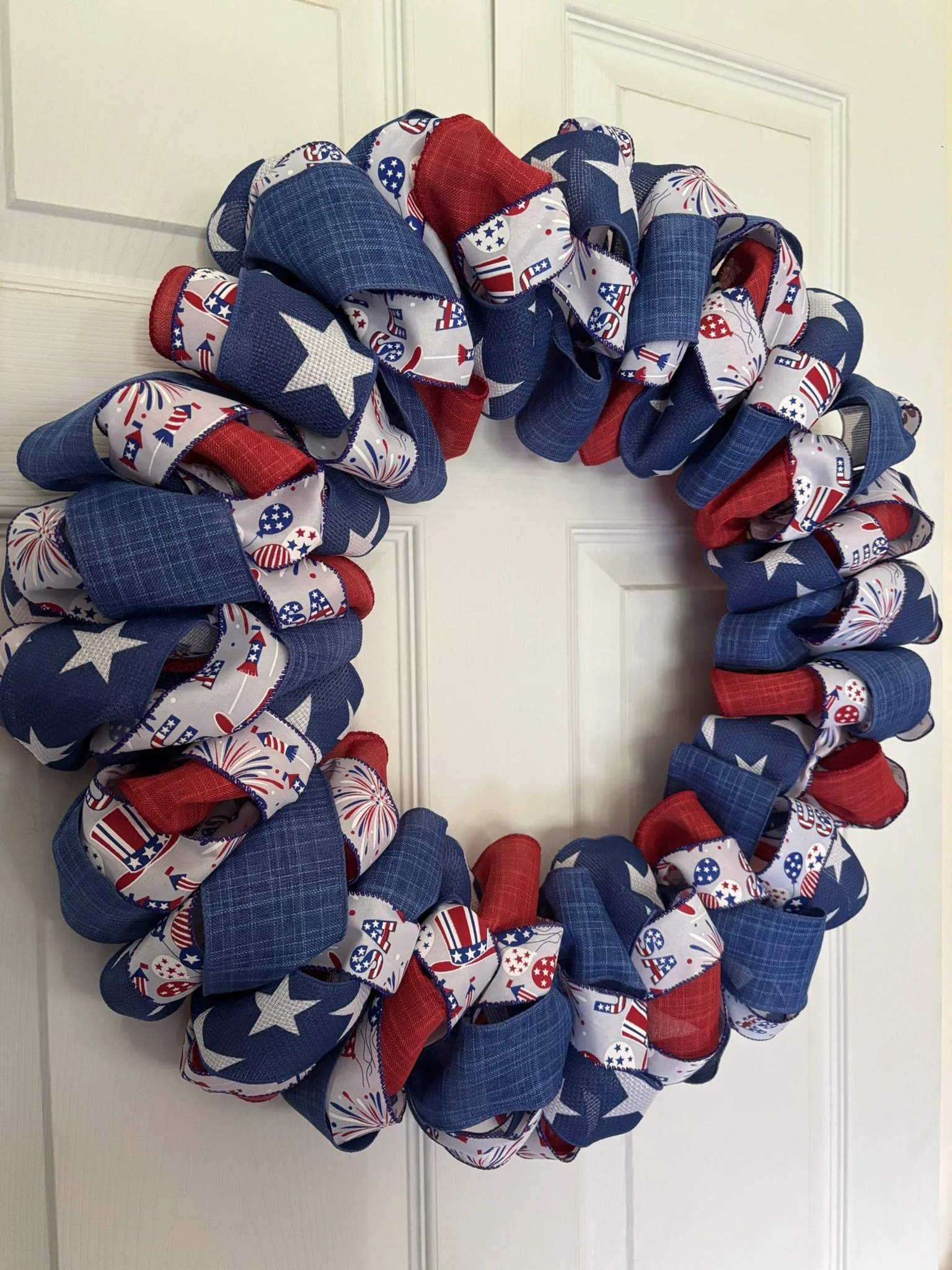USA Celebration Ribbon Wreath Left Side.JPEG