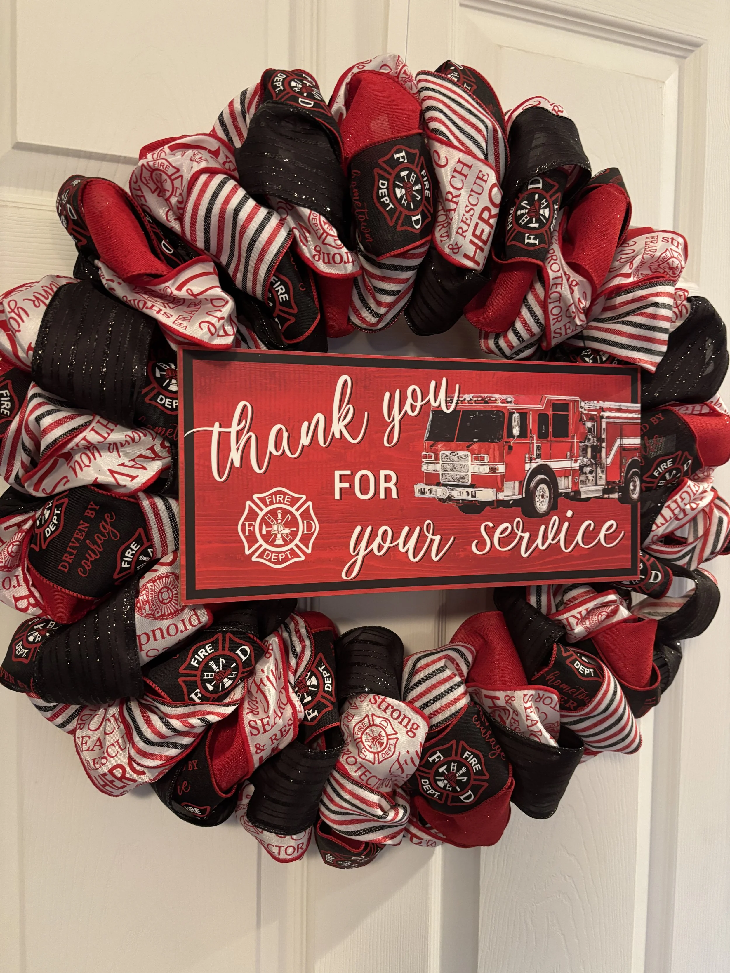 Thank You Firefighter Ribbon Wreath Left Side.JPG