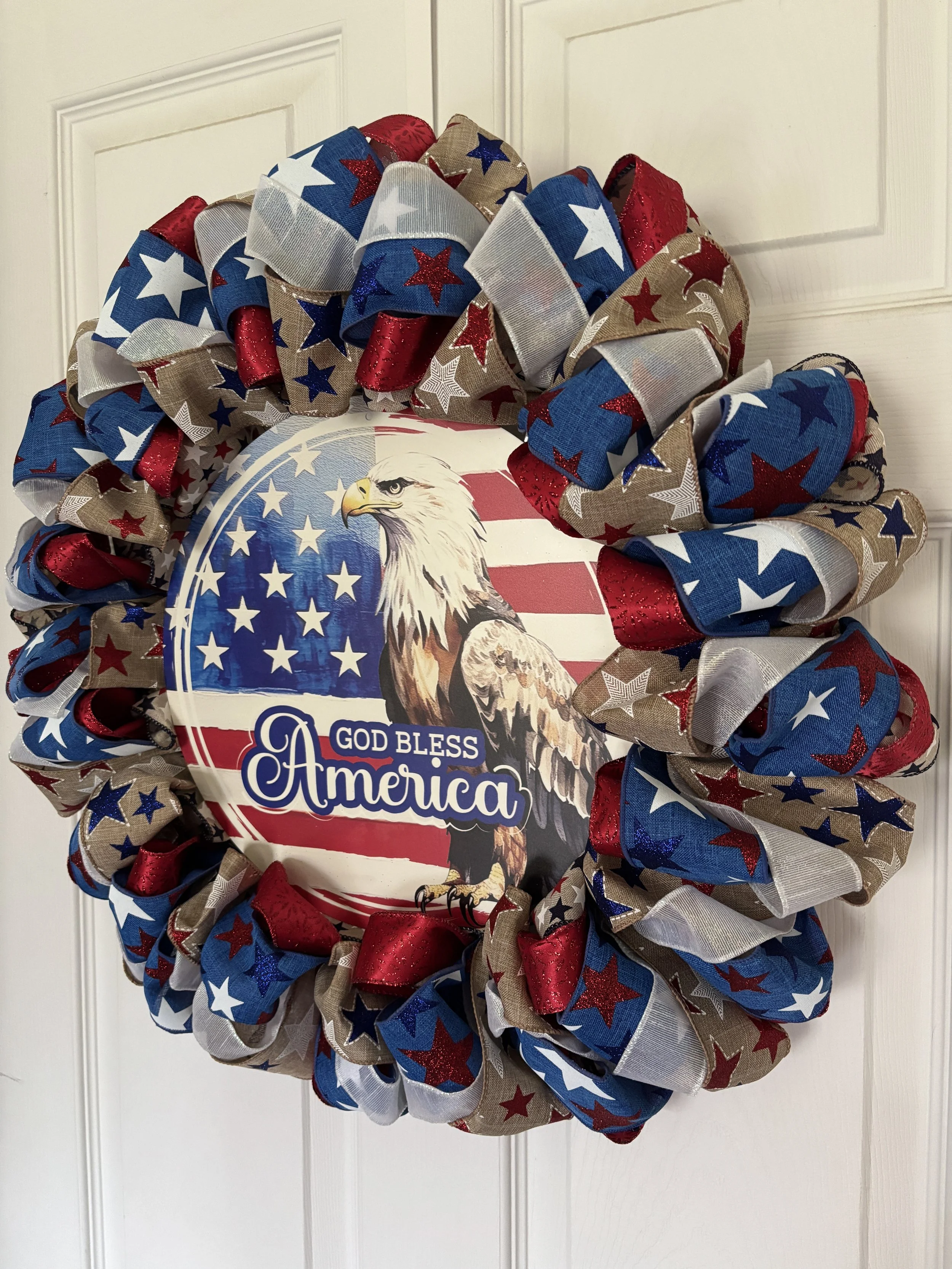 God Bless America Bald Eagle Right.JPG