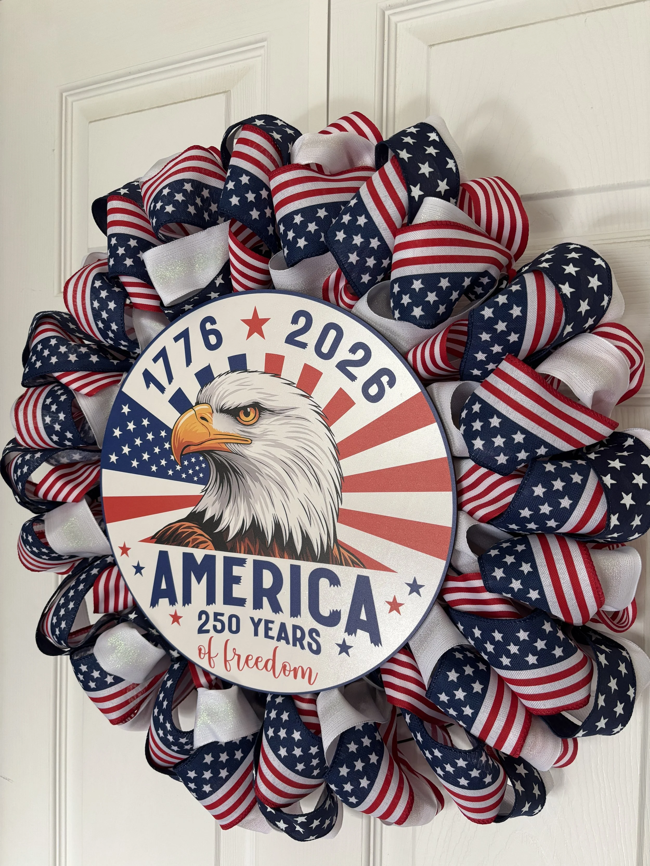 America 250 Years of Freedom Wreath Right Side.JPG