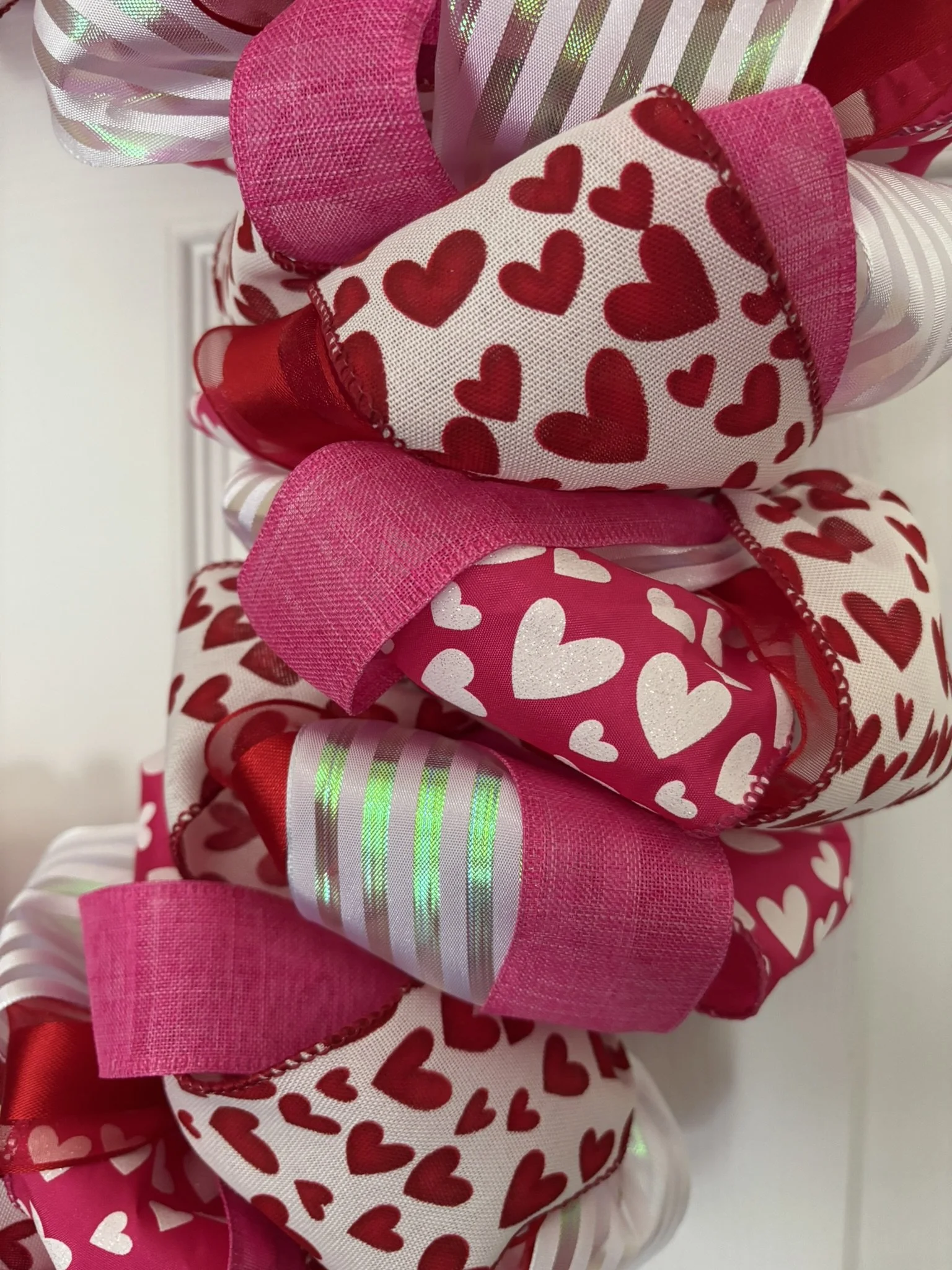 Valentines Day Ribbon Wreath Zoom View.JPEG