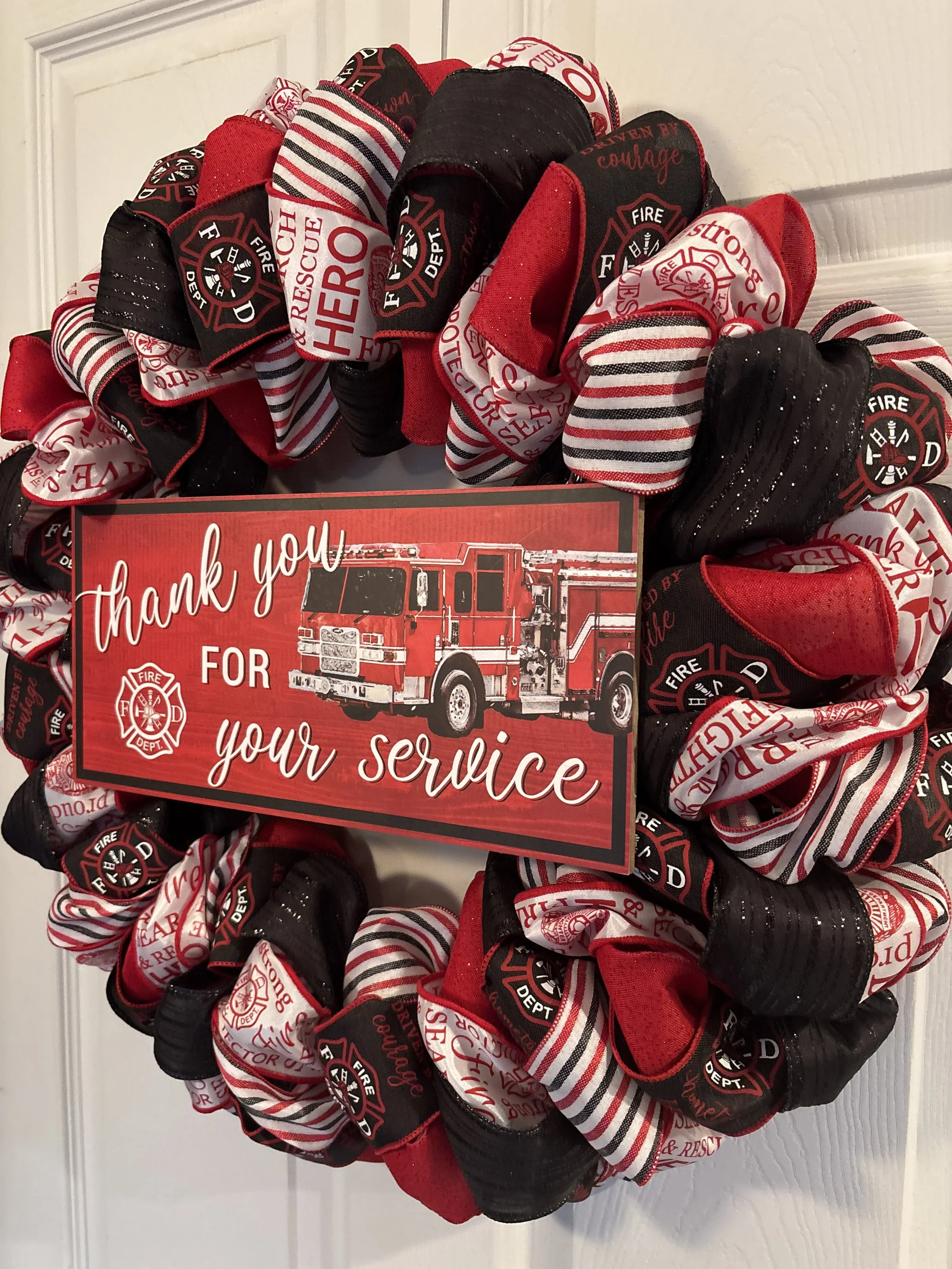 Thank You Firefighter Ribbon Wreath Right Side.JPG
