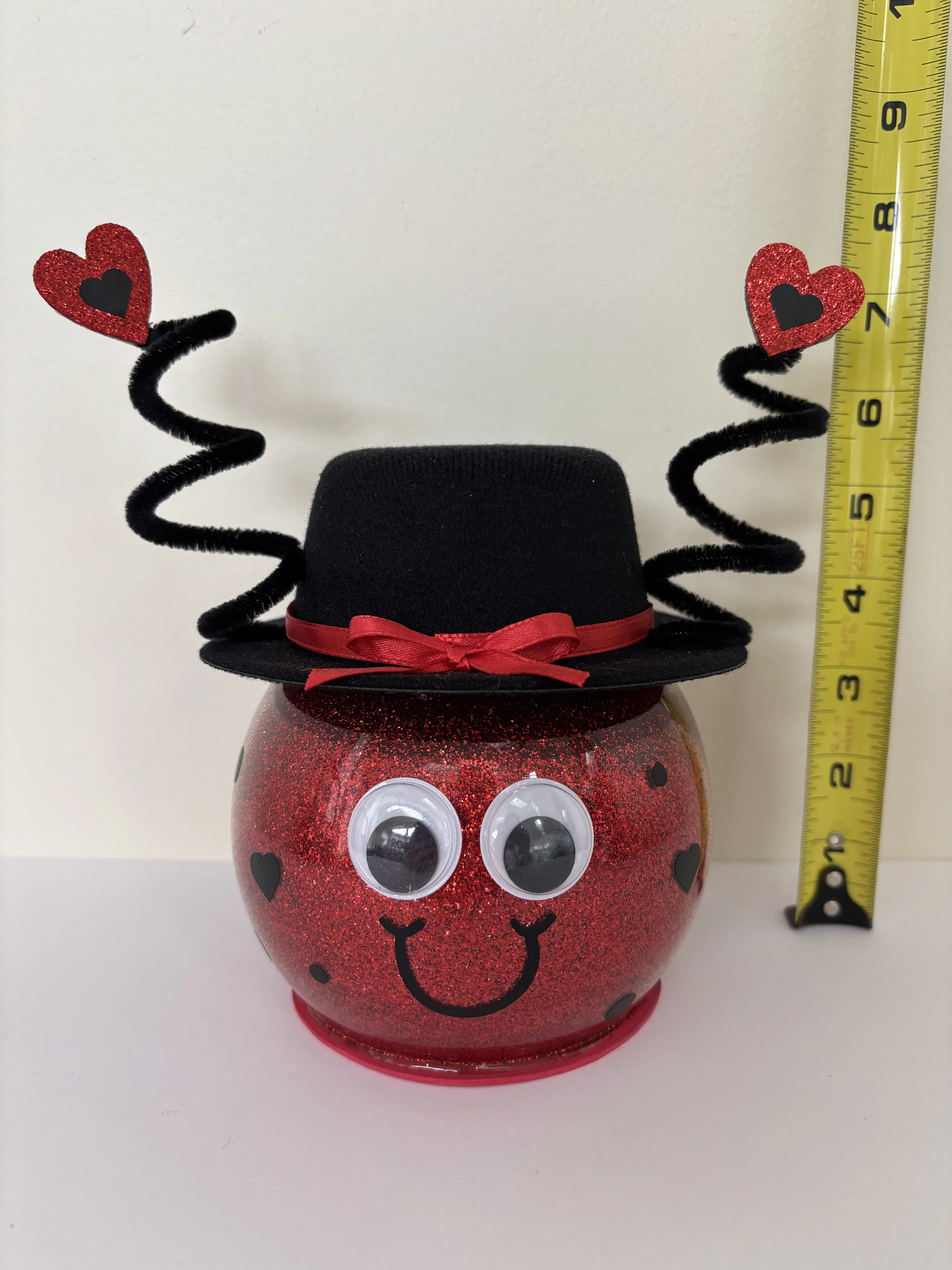 Male Ladybug Front View with Ruler.JPG