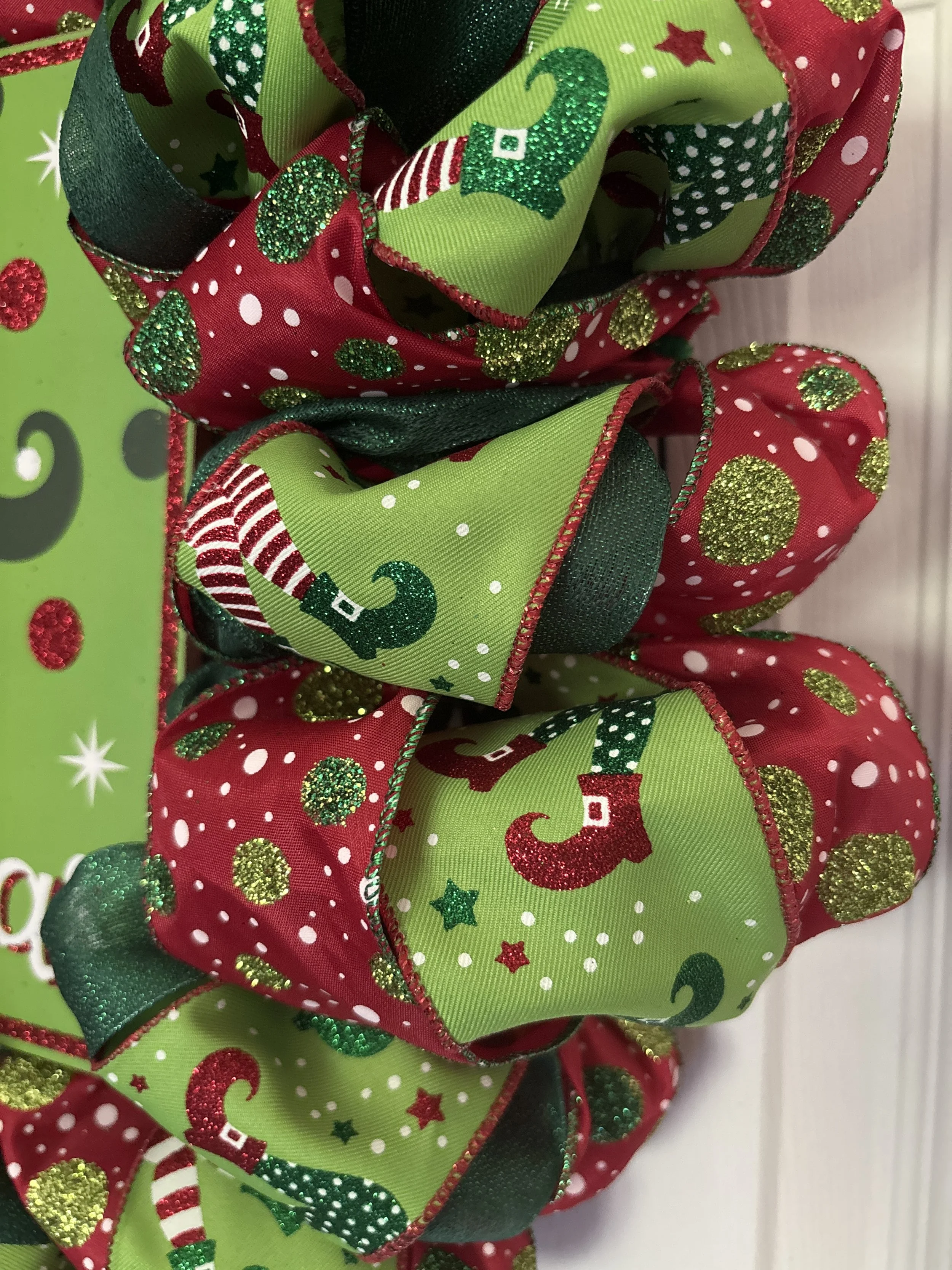 Merry Christmas Elf Feet Zoom View.JPG