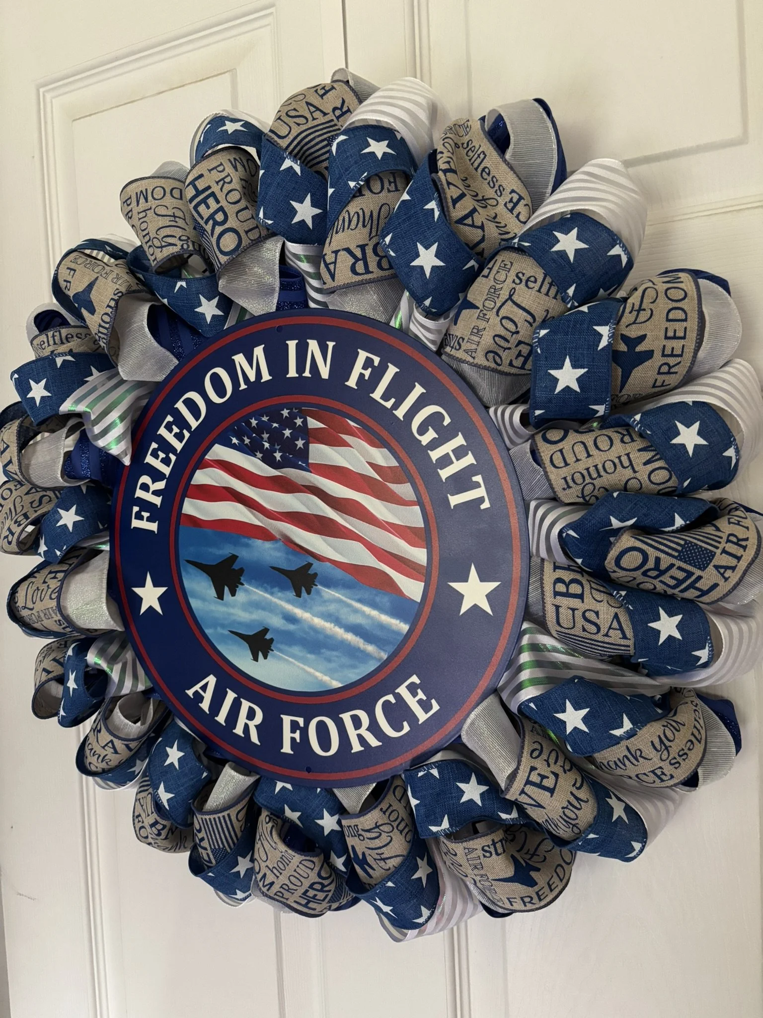 Freedom in Flight US Air Force Ribbon Wreath Right Side.JPEG
