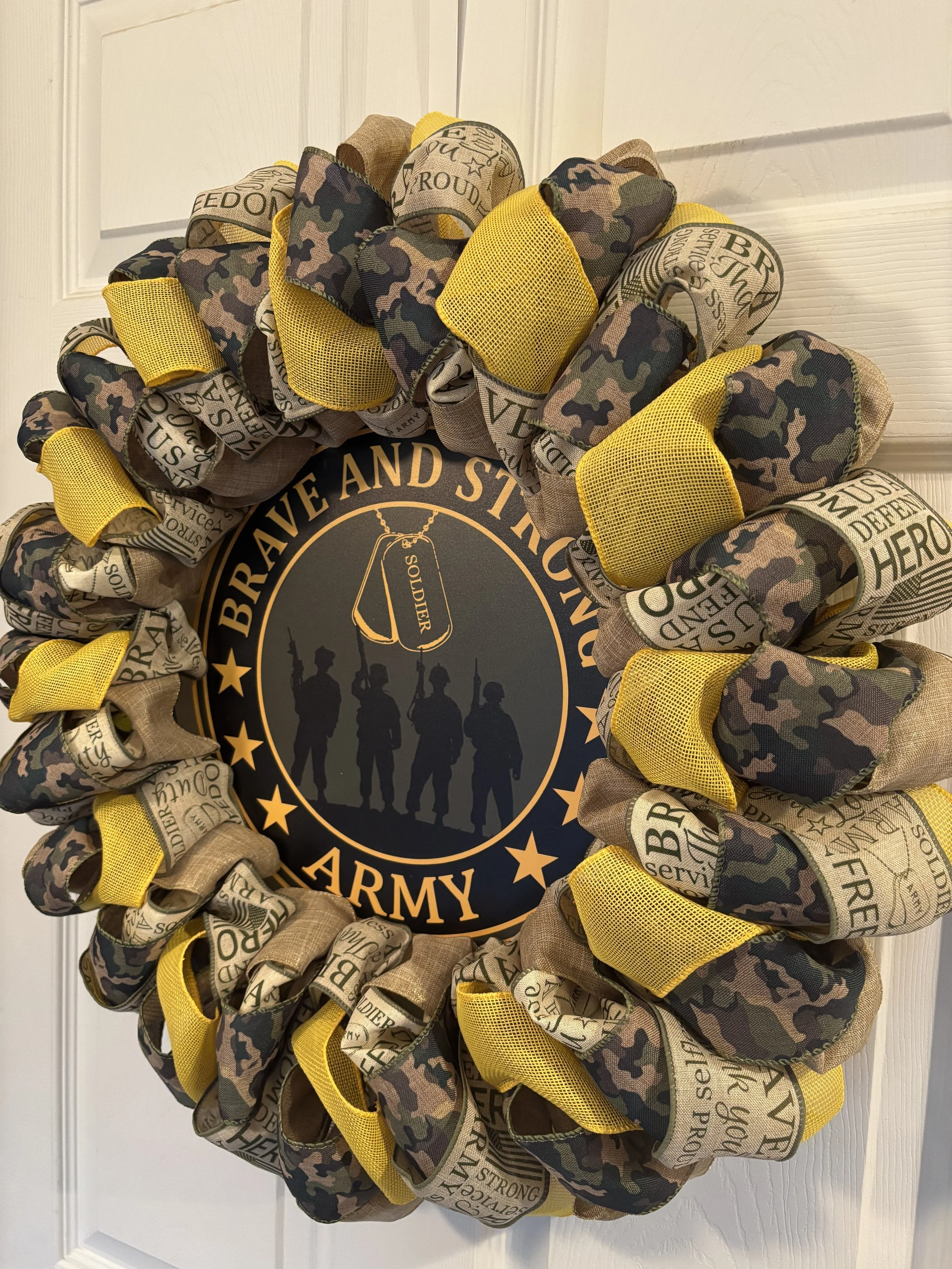 Brave and Stromg US Army Ribbon Wreath Right Side.JPG