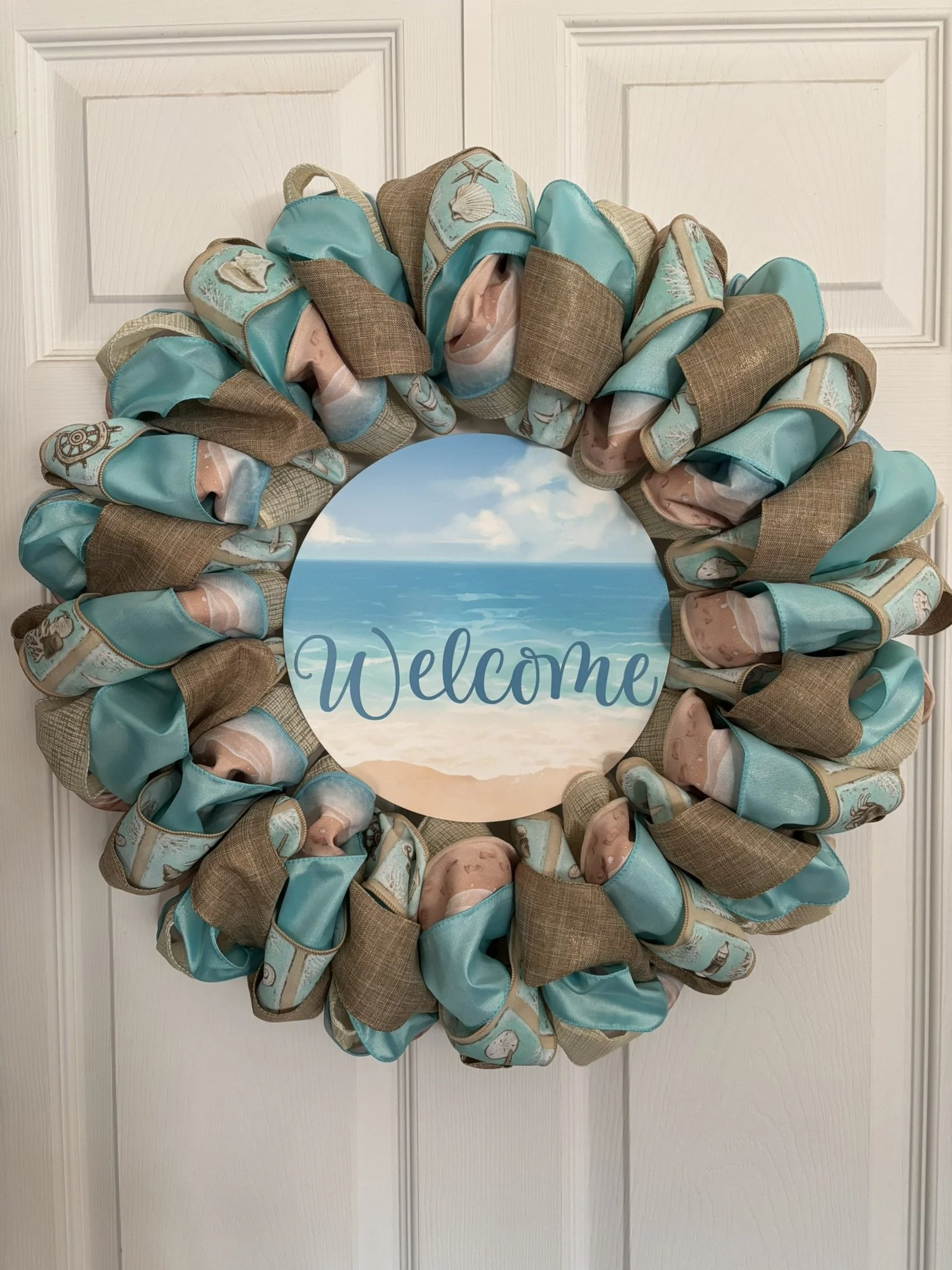Beach Welcome Wreath