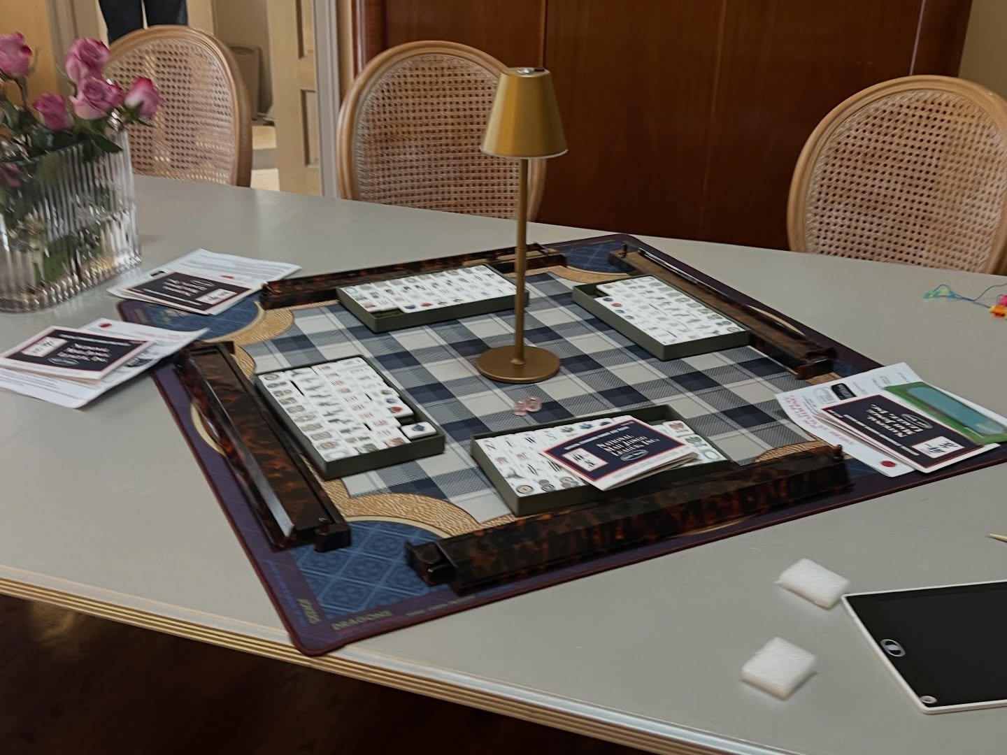 Teaching my parents should be a piece of cake, right? 😅 

#mahjonglessonsrichmond #williamsburgv #mahjongstrategy #mahj #mahjong🀄️ #familygames