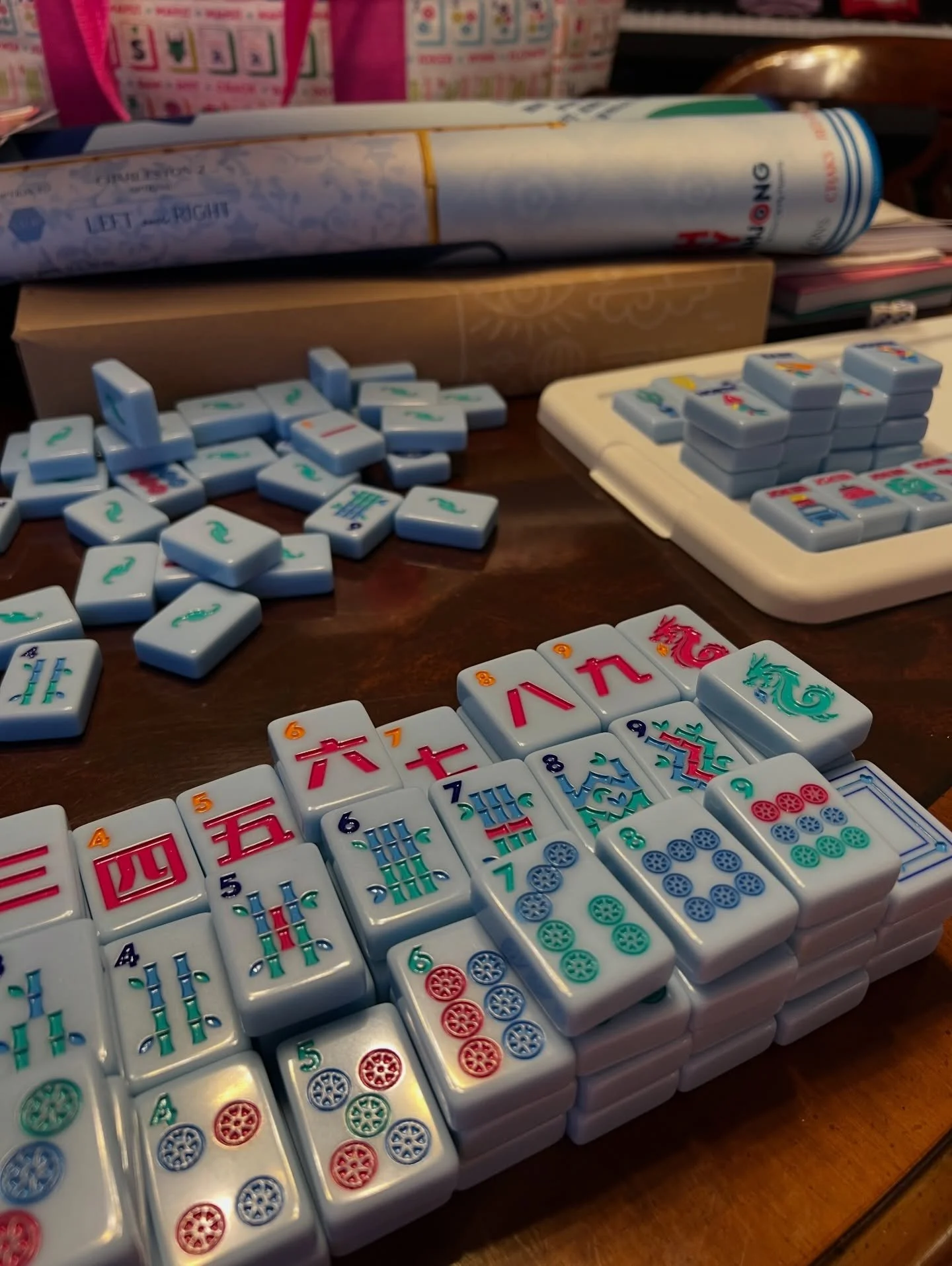 When prepping for class becomes&hellip;meditative? ☮️

I don&rsquo;t always enjoy the prep work that is needed to ensure a smooth setup, but sometimes it hits. Sorting tiles, making stacks, simple focus. Not a bad way to start the day!