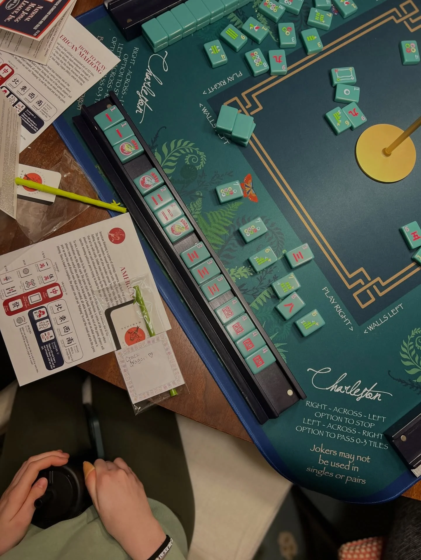 These girlies took to Mahj so quickly and won twice in a row! Special shout-out to the sweetest Maybelle doggie who was so happy to be around the ladies ❤️
.
.
.
.
.
#dogsofmahjong #doublemahjong #beginnermahjong #mahjonglessonsrva #richmondmahjong