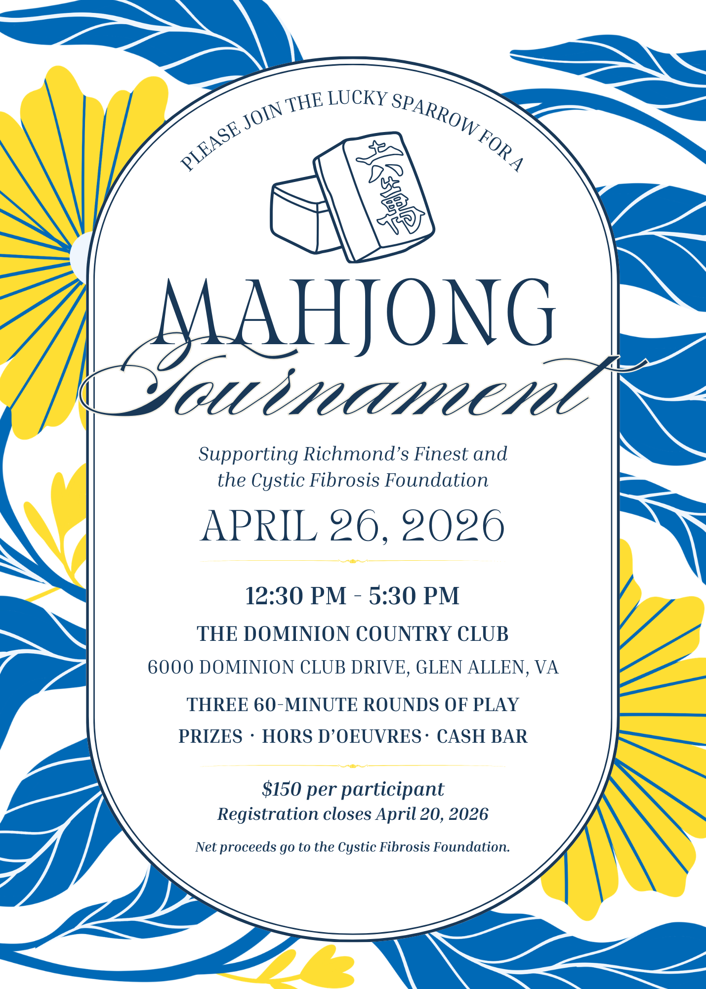 CFF Mahjong Tournament Entry