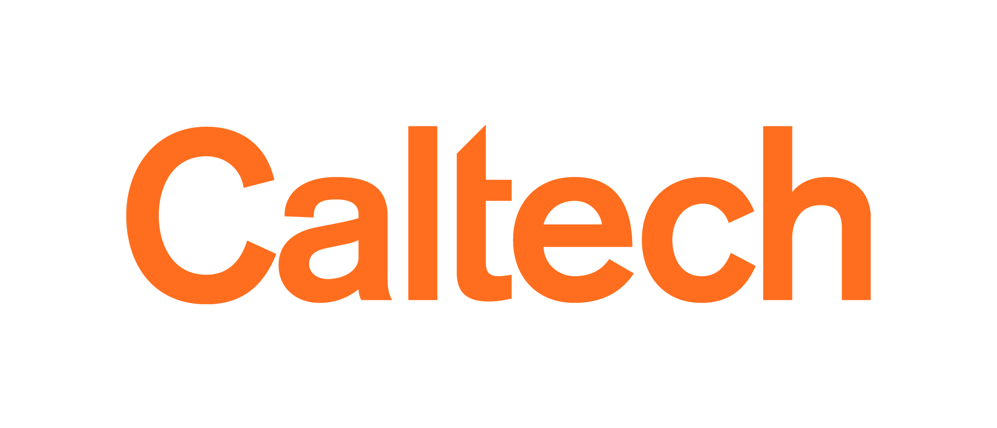 Caltech logo in orange and black text.