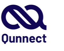 Qunnect logo featuring a stylized infinity symbol above the word 'Qunnect'