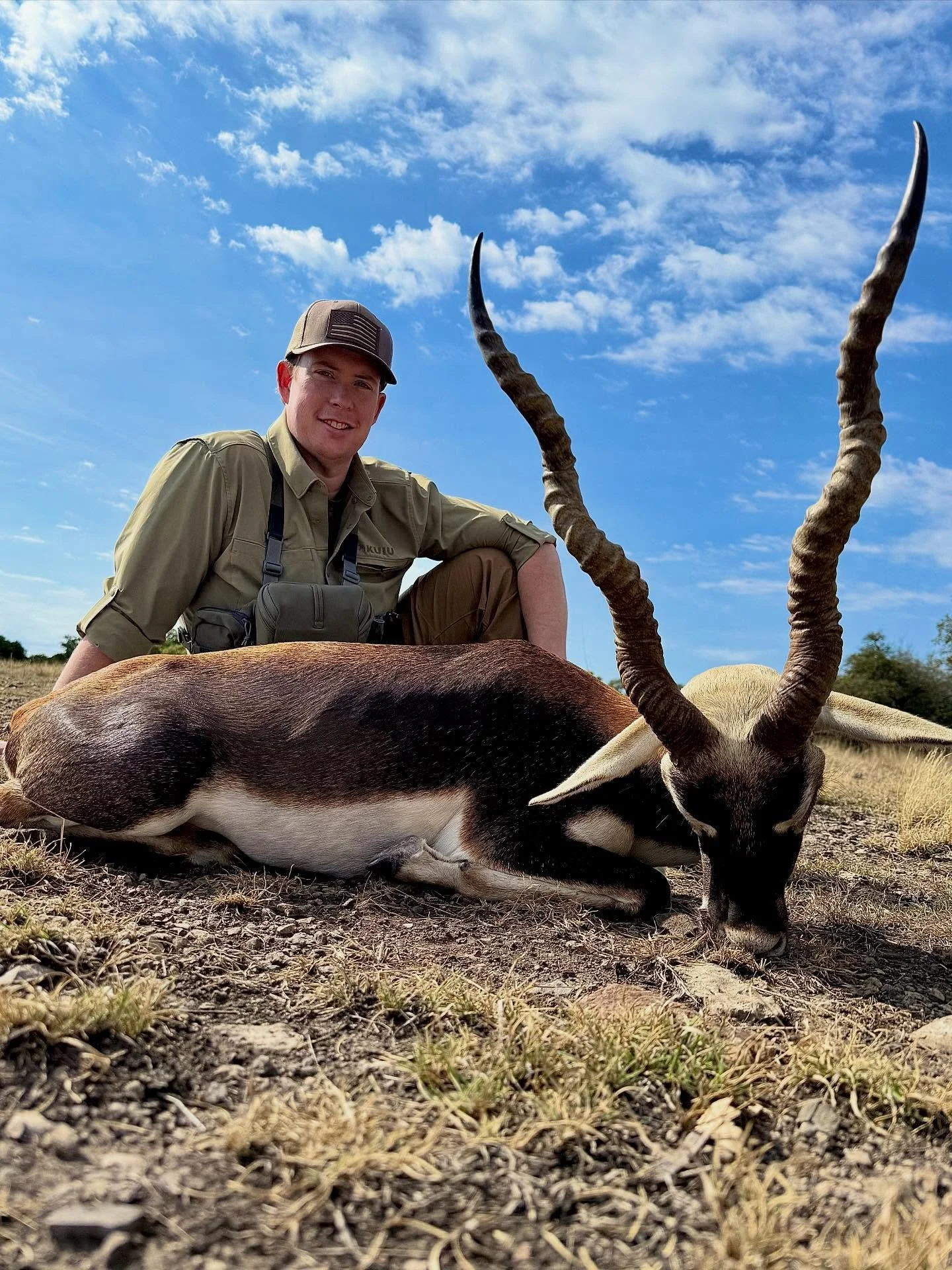 Congrats to our hunter on this trophy Blackbuck! Gonna look good on the wall. Book your next hunt now! 

#pannellranches #highdivideranch #exotichunting #hillcountry #blackbuck #hunttexas #hunt