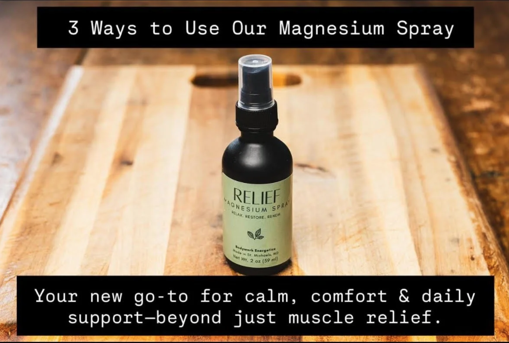 Three Surprising Ways to Use Magnesium Spray