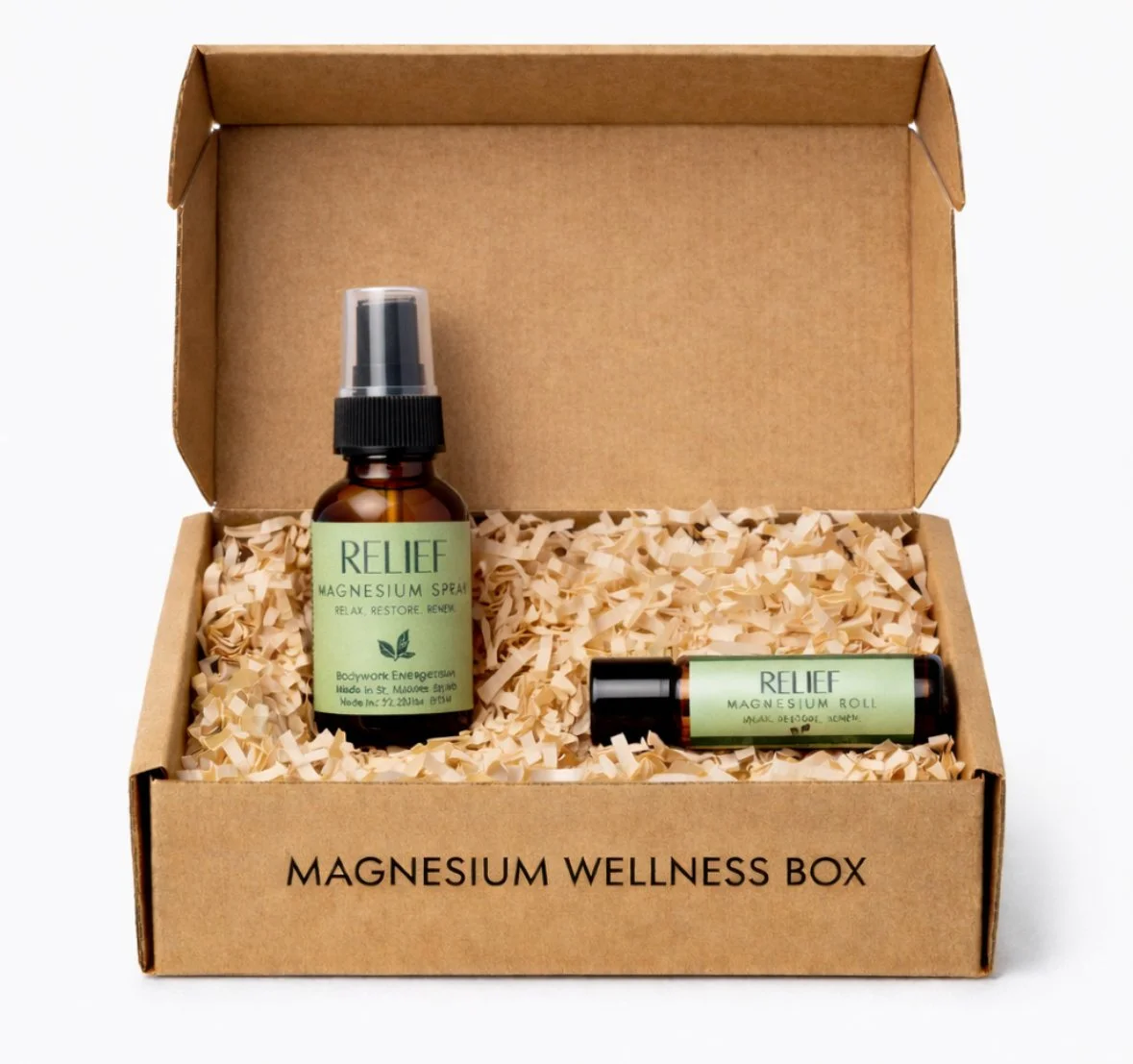 Magnesium Wellness Box - Spray + Roll-On