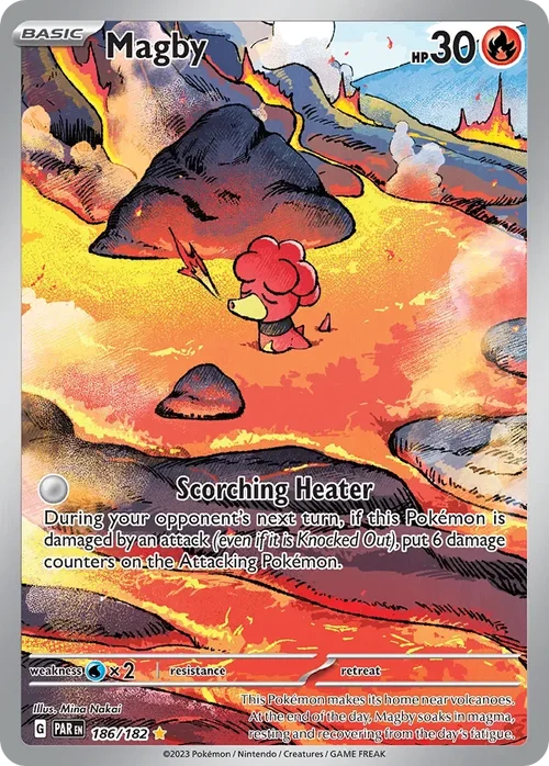 186/182 from Paradox Rift Illustration Rare Pokemon Card