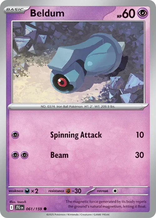 061/159 from Journey Together Common Pokemon Card