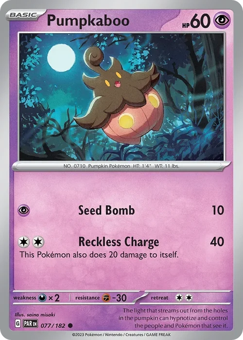 077/182 from Paradox Rift Common Pokemon Card