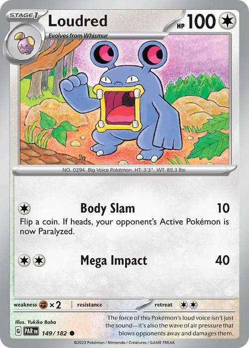 149/182 from Paradox Rift Common Pokemon Card