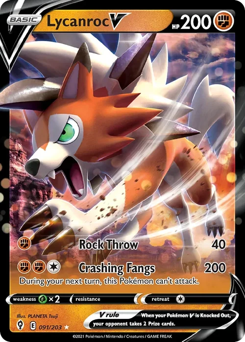 091/203 from Evolving Skies Ultra Rare Pokemon Card