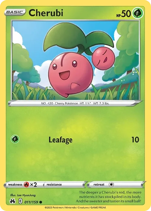 011/159 from Crown Zenith Common Pokemon Card