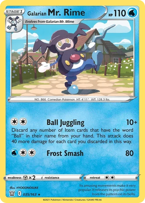 035/163 from Battle Styles Rare Pokemon Card