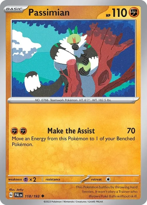 118/193 from Paldea Evolved Uncommon Pokemon Card