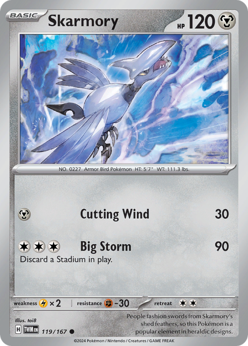 119/167 from Twilight Masquerade Common Pokemon Card
