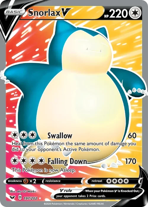 197/202 from Sword & Shield Full Art Pokemon Card