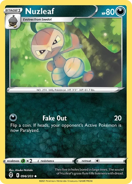 096/203 from Evolving Skies Uncommon Pokemon Card