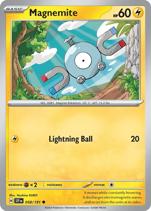 058/191 from Surging Sparks Card List Common Pokemon Card