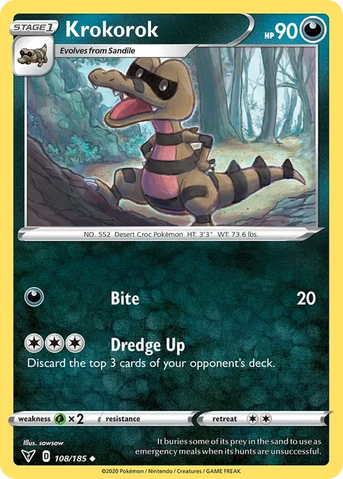 108/185 from Vivid Voltage Uncommon Pokemon Card