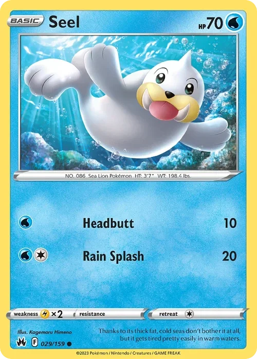 029/159 from Crown Zenith Common Pokemon Card