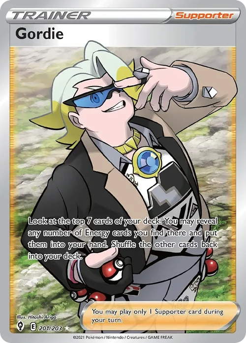 201/203 from Evolving Skies Full Art Trainer Card