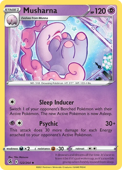 122/264 from Fusion Strike Uncommon Pokemon Card