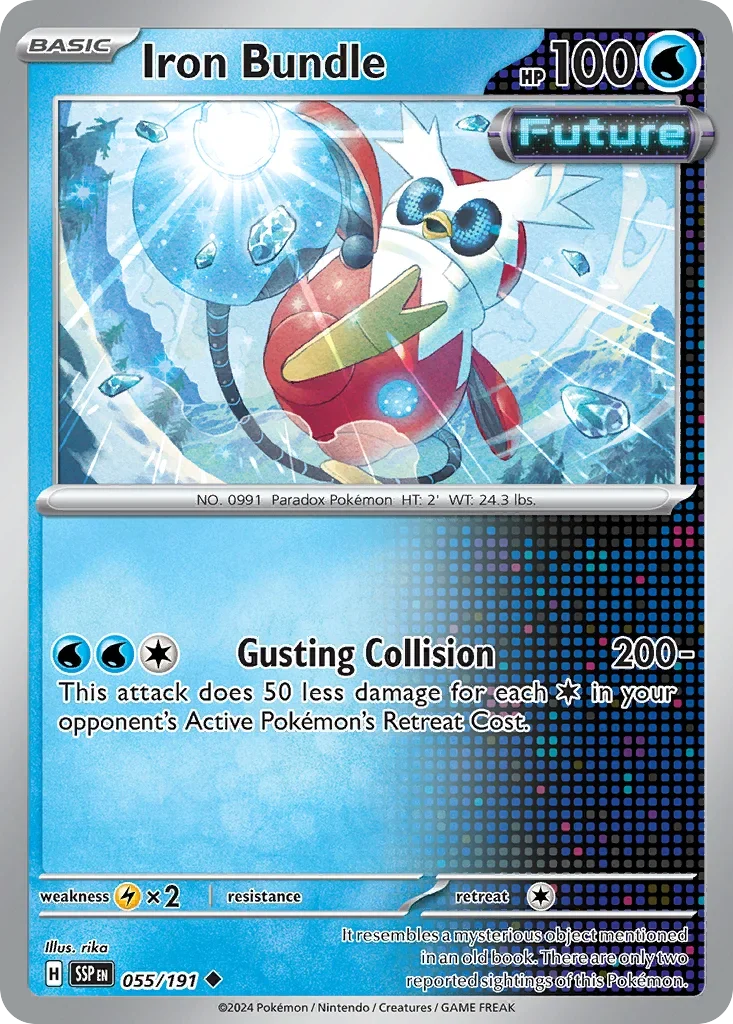 Iron Bundle 055/167 Pokemon card from Surging Sparks set