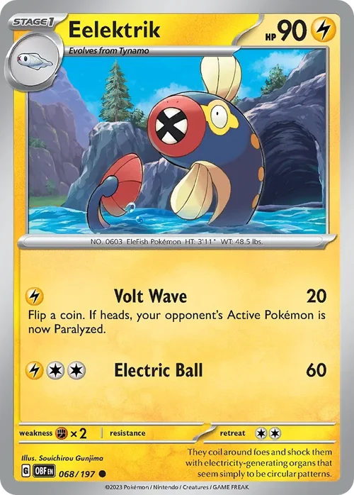 068/197 from Obsidian Flames Common Pokemon Card