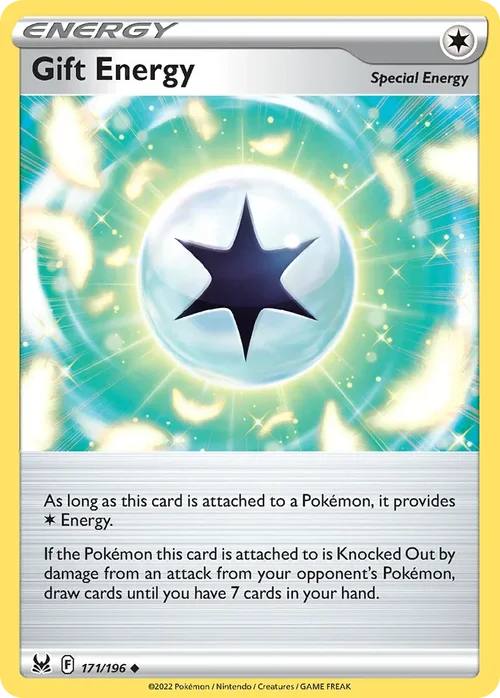 Gift Energy 171 Pokemon card from Lost Origin set