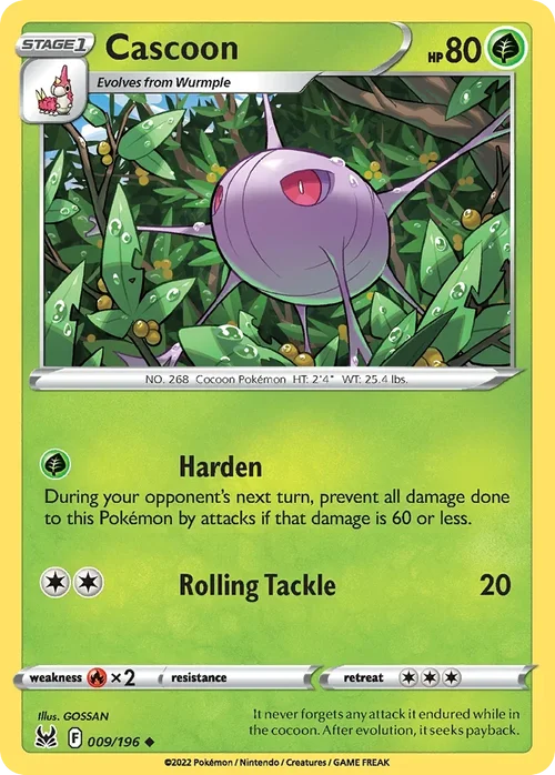 009/196 from Lost Origin Uncommon Pokemon Card