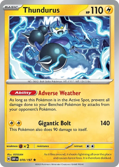 070/197 from Obsidian Flames Rare Pokemon Card