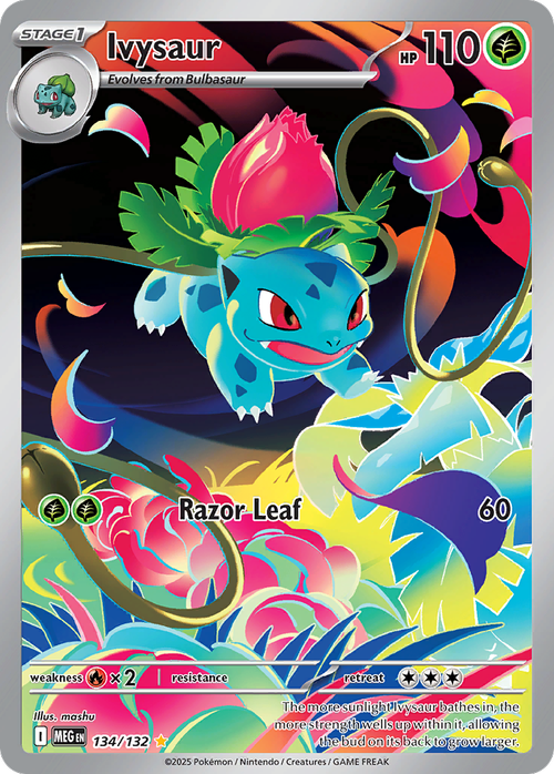 134/132 from Mega Evolution illustration-rare