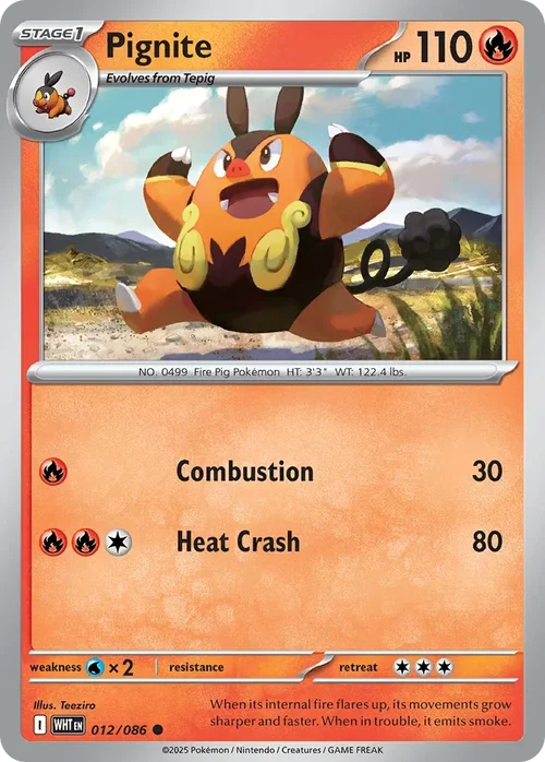 012/086 from White Flare Common Pokemon Card