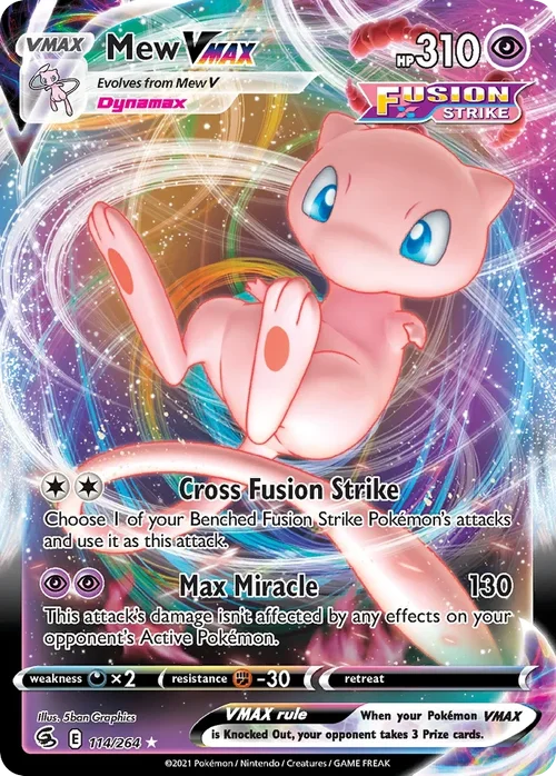 114/264 from Fusion Strike Ultra Rare Pokemon Card